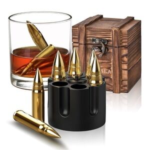 NIB Evofly Golden Whiskey Stones Bullets